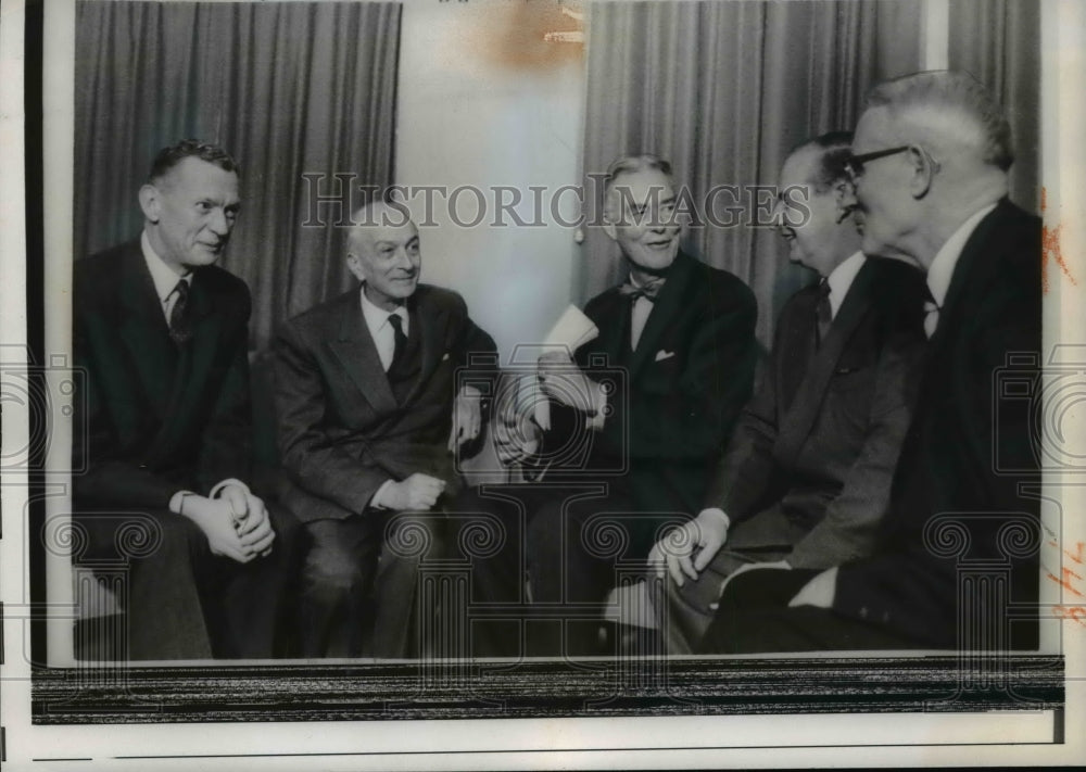 1960 Press Photo Western Foreign Ministers Meet to Discuss Disarmament Problems