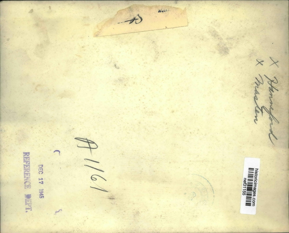 1945 Press Photo Chief Comm Council William Mitchell Resigns in Protest