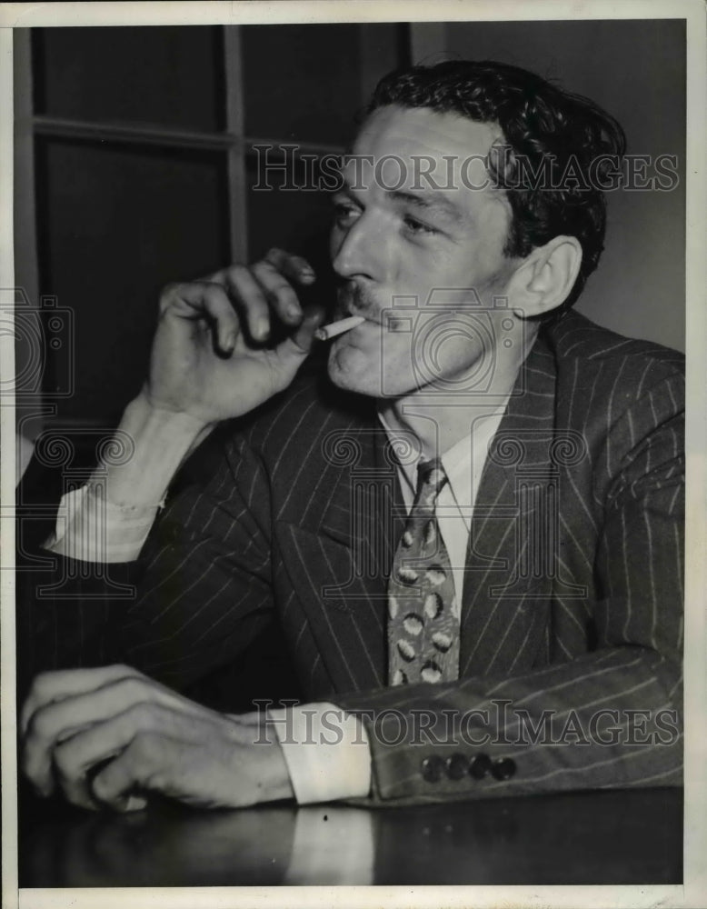 1938 Press Photo Charles E. McDonald Blames Insane Jealousy for Murder Attempt