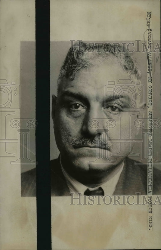 1939 Press Photo Caesare Valenti, Convicted Suspect Leader of Phil. Poison Ring