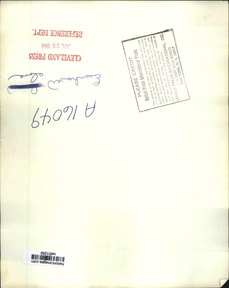 1968 Press Photo Former Pres. Eisenhower Endorses Richard Nixon for Repub. Can.