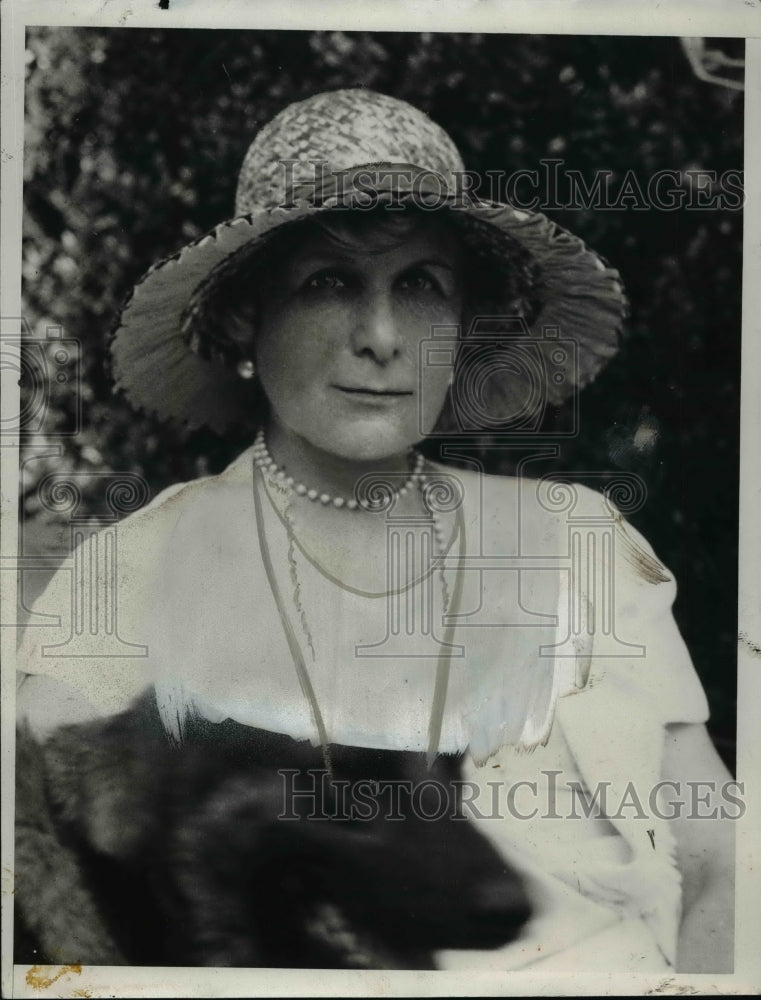 1932 Press Photo Mrs. B. Harriman - nef31302