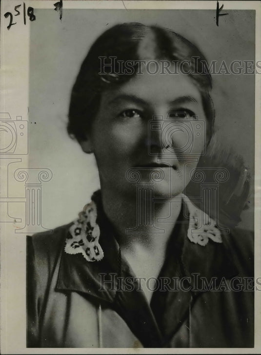 1929 Press Photo Margaret Banfield of England - nef31323