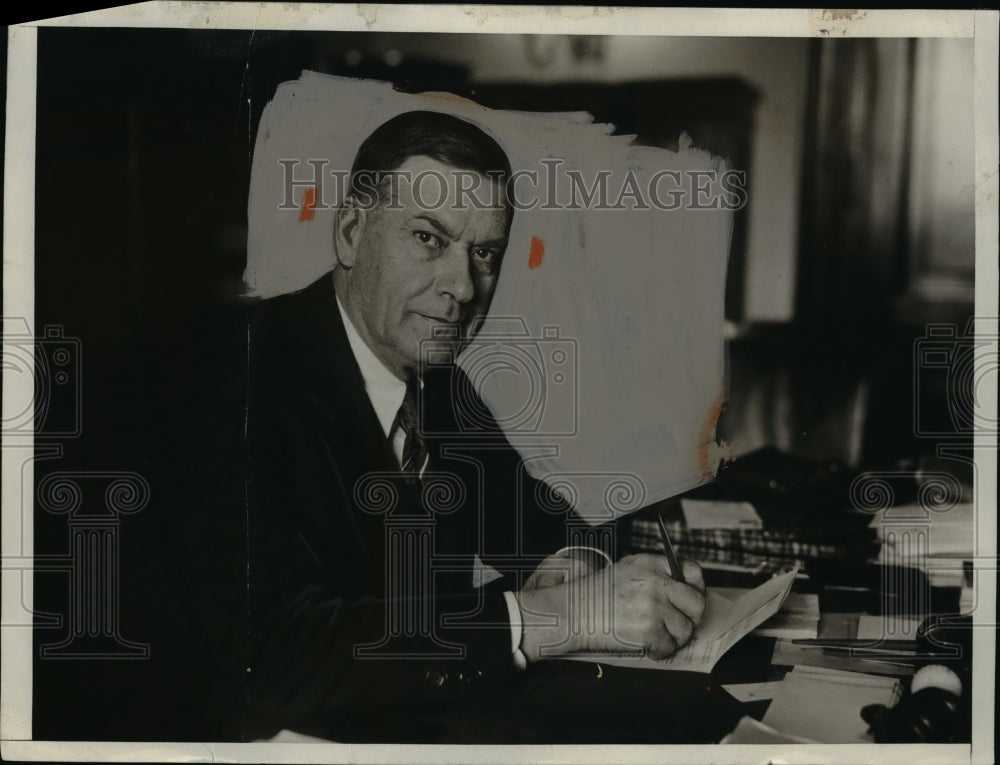 1929 Press Photo Senator Wesley Jone, Republican leader in the Senate