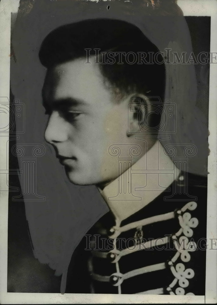 1931 Press Photo Prince Lennart of Sweden to Marry Karin Nisswandt - nef31527