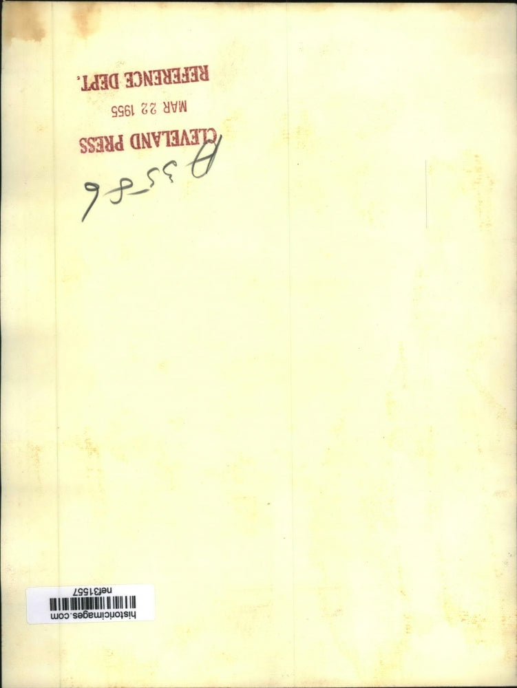 1955 Press Photo Senator Walter F George Appearing on Meet the Press