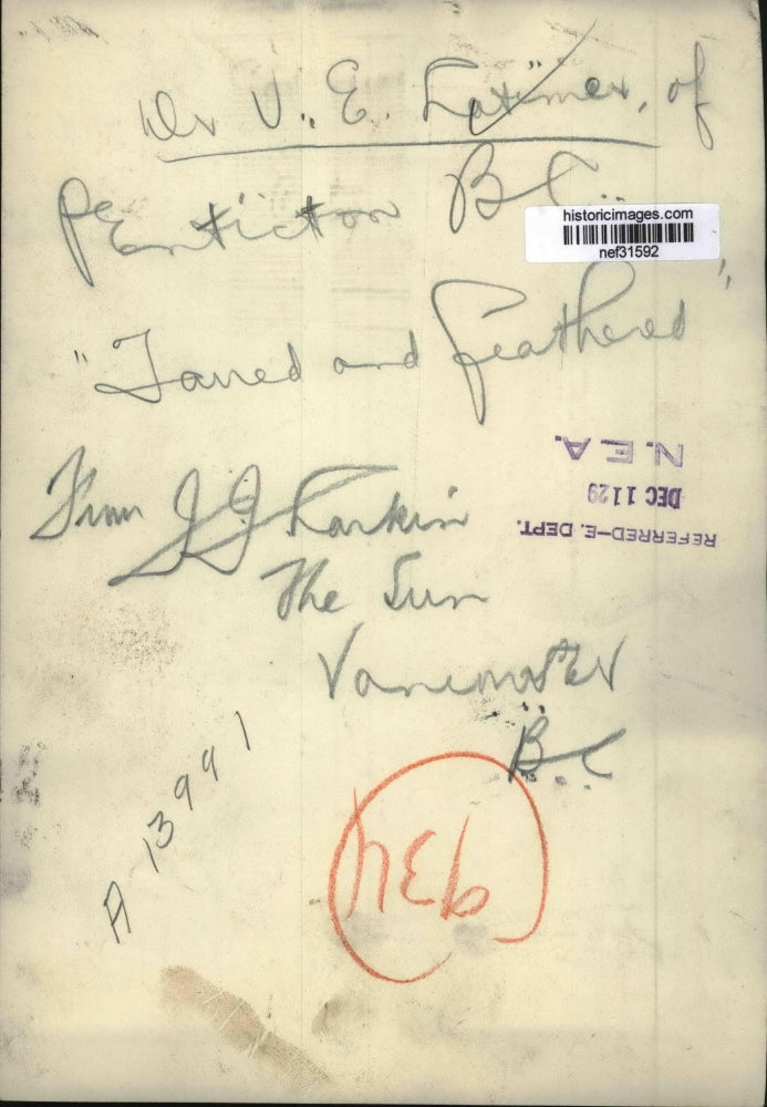 1929 Press Photo Dr.V.E Latimer - nef31592