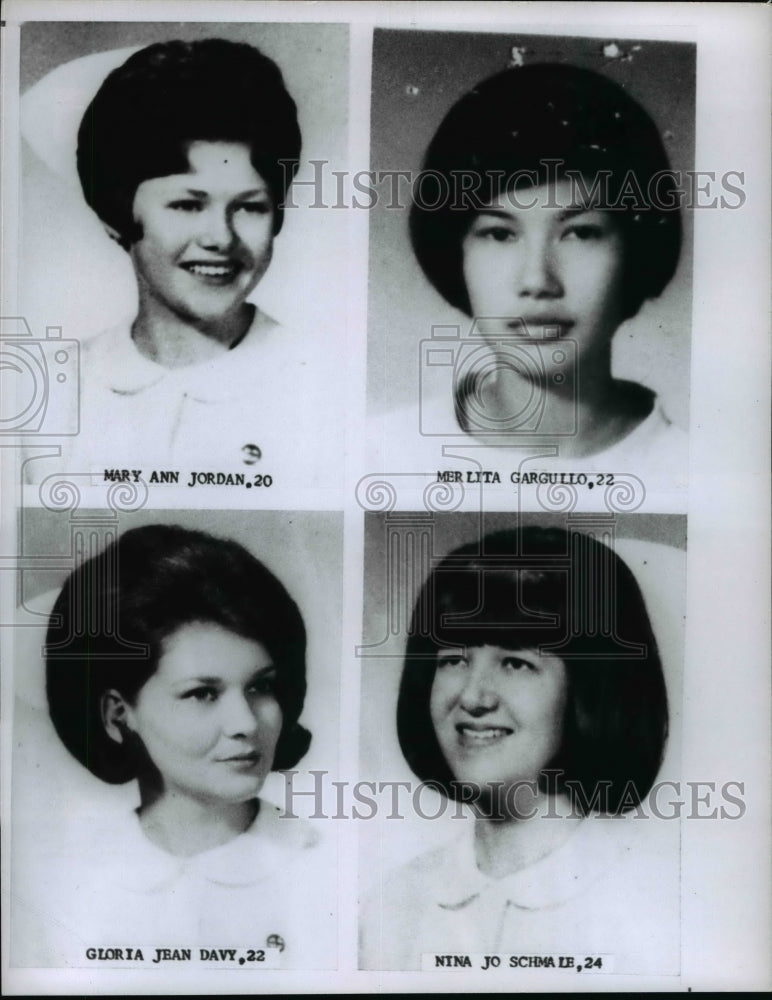 Press Photo Mary Jordan, Merlita Gargullo, Gloria Davy, Nina Schma Le Portraits