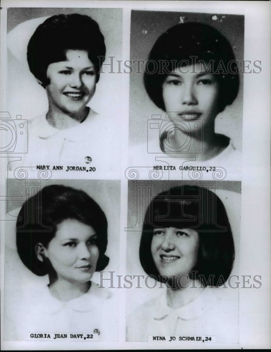 Press Photo Mary Jordan, Merlita Gargullo, Gloria Davy, Nina Schma Le Portraits