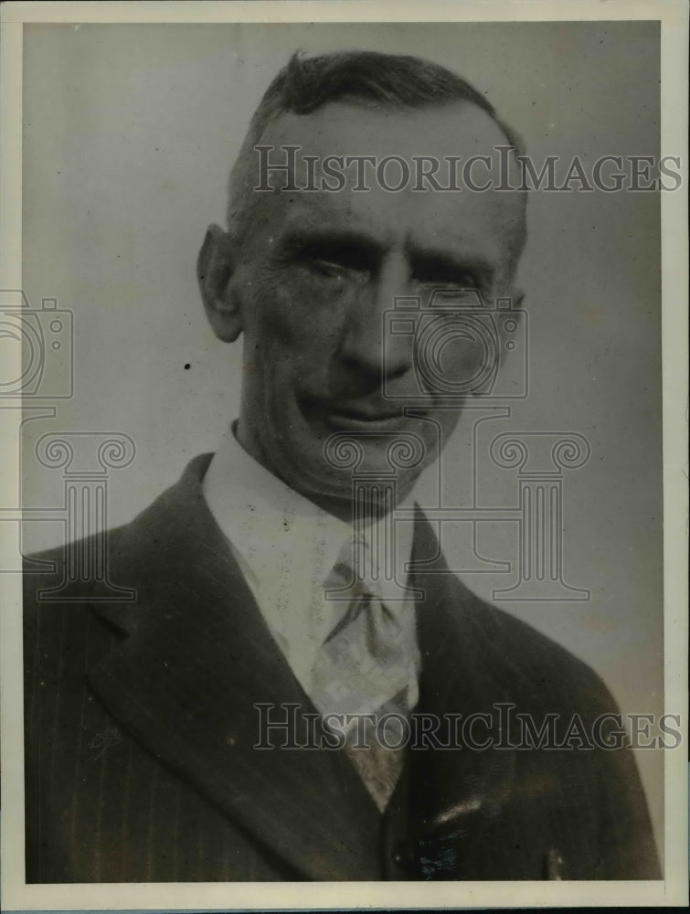 1927 Press Photo Thomas R Preston President of Houston Convention of Bankers