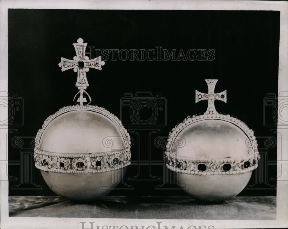1937 Press Photo Royal Cross Plays Prominent Part in British Monarchs Coronation