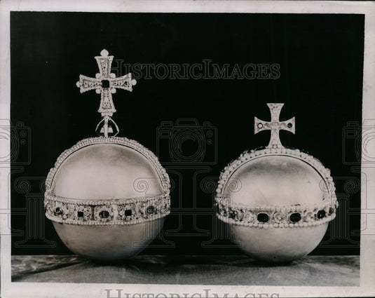 1937 Press Photo Royal Cross Plays Prominent Part in British Monarchs Coronation