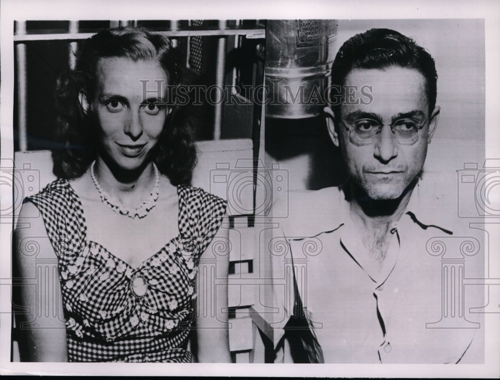 1953 Press Photo Joanne Strickland, Claude Allen Held in Florida Kidnapping