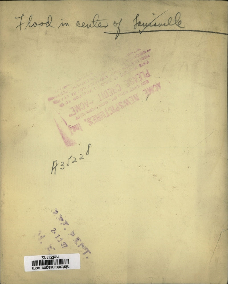 Load image into Gallery viewer, Press Photo Flood in Center of Louisville - nef32112
