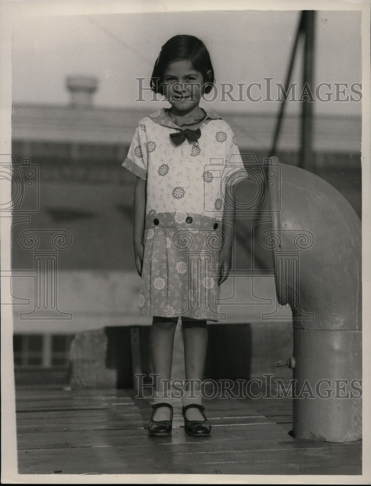 1932 Press Photo Robeen Taylor traveling from Los Angeles to Costa Rica alone