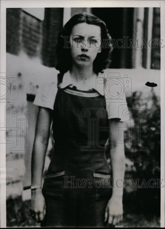 1939 Press Photo 17 year old Goldie Gehrke to be returned to her parents