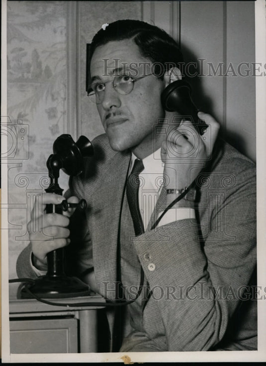 1937 Press Photo Tilford E. Dudley of National Labor Relations Board - nef32325