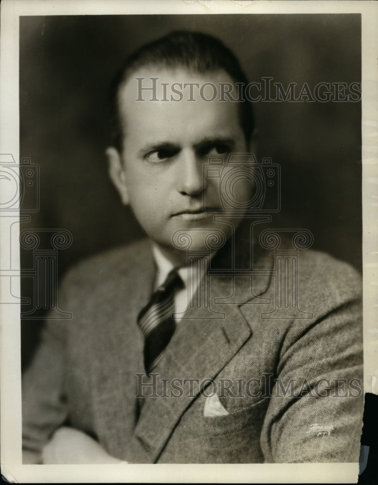 1928 Press Photo William Simmons, Baritone Singer - nef32365