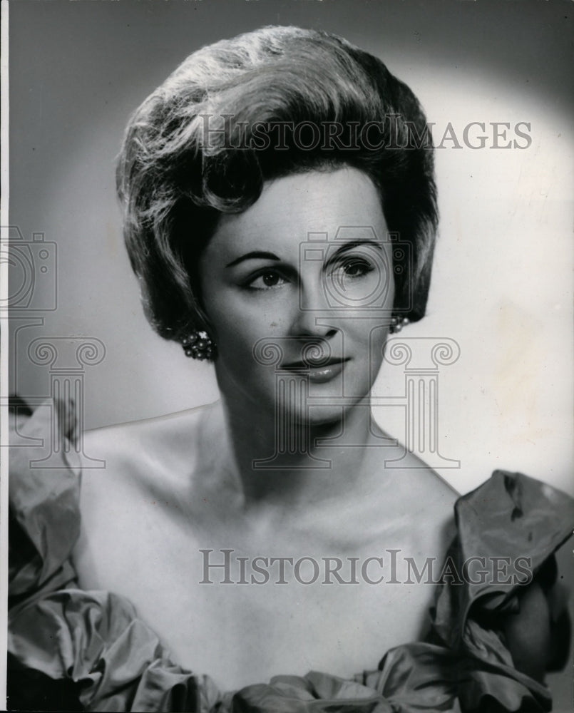 Press Photo Janis Garber, Singer - nef32366