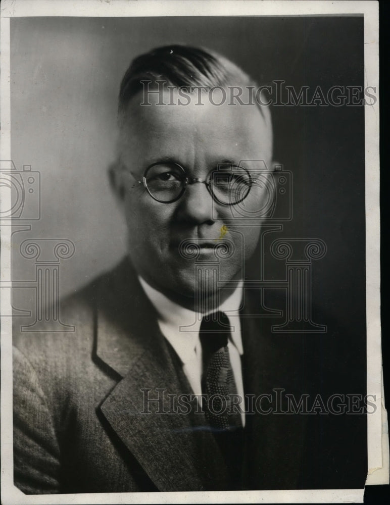 1931 Press Photo E.C. Hayes, Indiana University Football Coach - nef32436- Historic Images