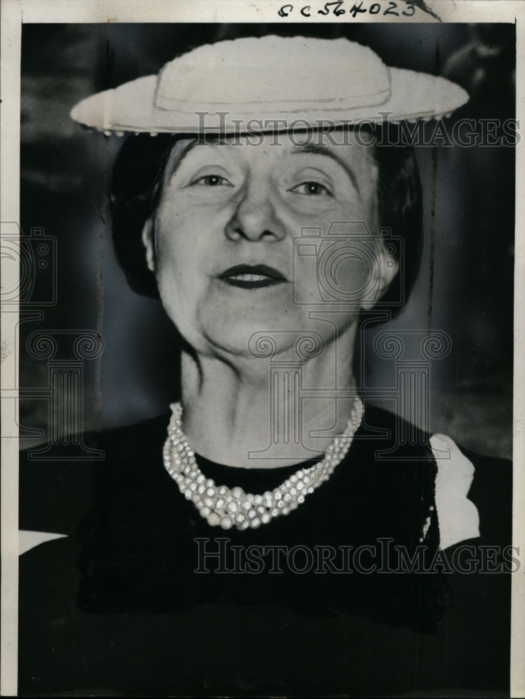 1940 Press Photo Anna Milburn Nominated of Washington, Nominated for President