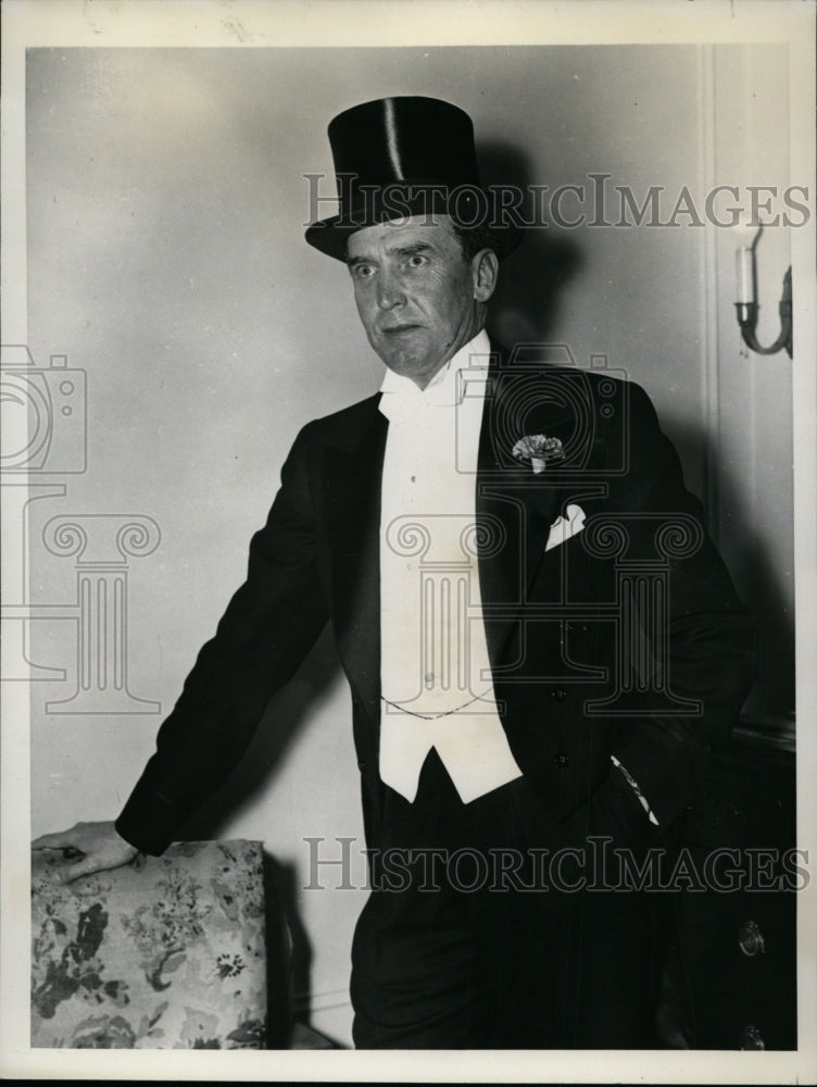 1937 Press Photo Senator William Smathers of New Jersey - nef32510