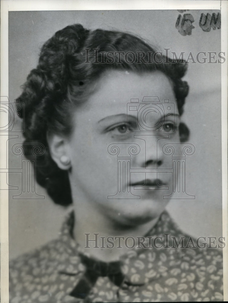 1941 Press Photo Virginia Lesar of Saint Louis Murdered by Husband - nef32566