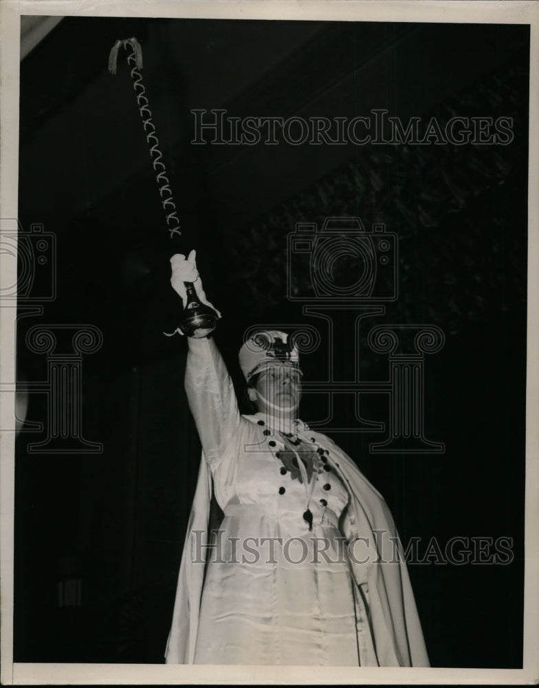 1936 Press Photo Mrs. John Stobee at the Grand Old Party Conclave - nef32691