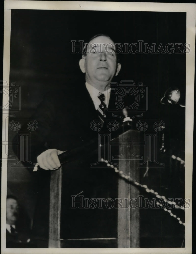 1934 Press Photo Edward A. O'Neil Speaking at American Farm Bureau Convention