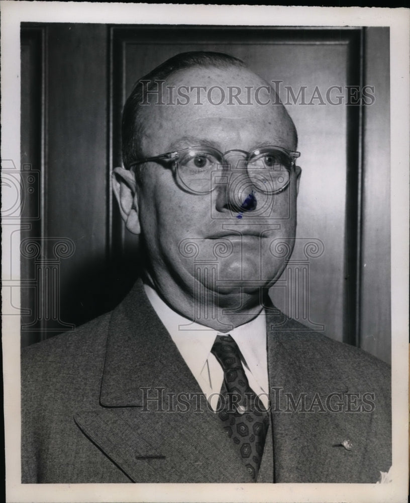 1947 Press Photo Frank Hague Eggers To Take Over Retiring Uncle's Office June 7