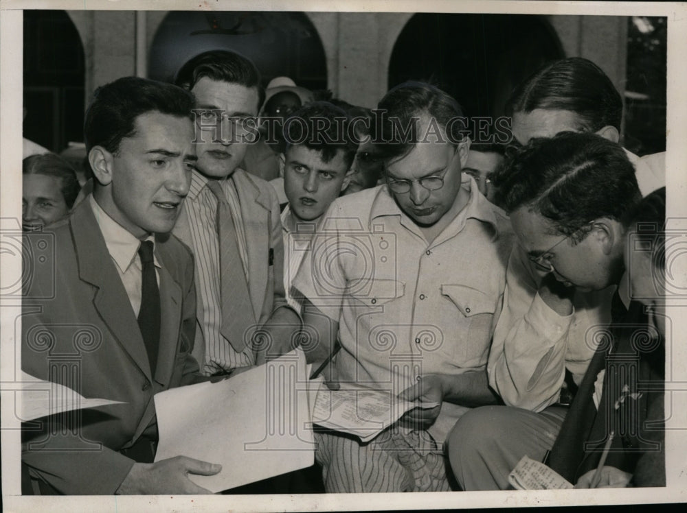 1940 Press Photo American Youth Congress Session at Lake Geneva, Wisconsin