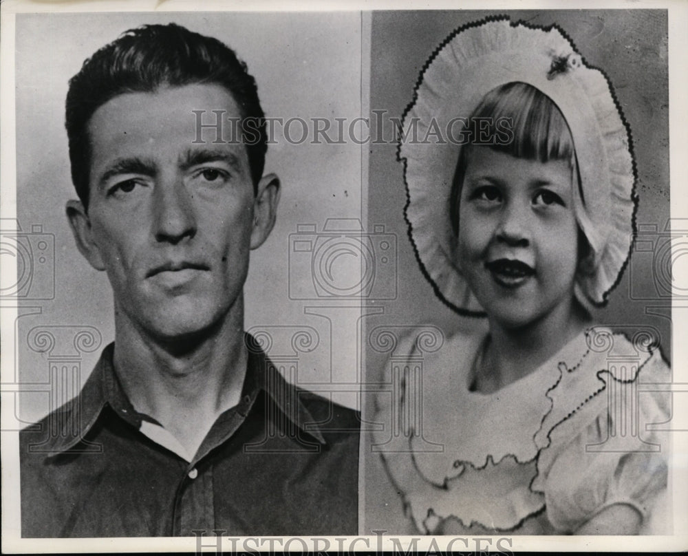 1939 Press Photo Townsend Davis Gardener Suspected of Pasadena Kidnapping