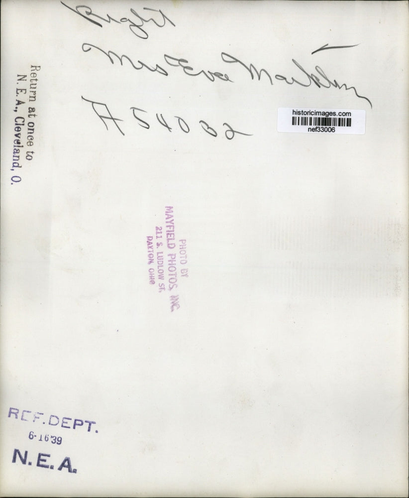 1939 Press Photo Mrs. Eve Marklim with 2 Others Ladies - nef33006