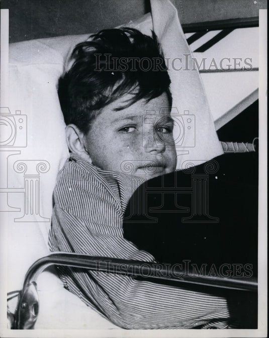 1959 Press Photo Nils-Olov Wisell of Motala Sweden Born with One Kidney