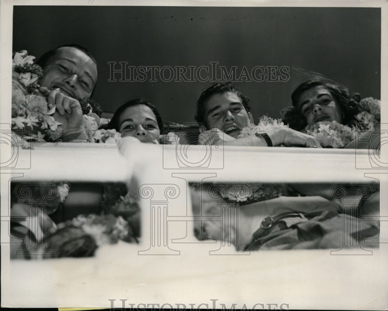 Load image into Gallery viewer, 1939 Press Photo Mr &amp; Mrs Henry J Topping &amp; Mr &amp; Mrs George Vanderbilt
