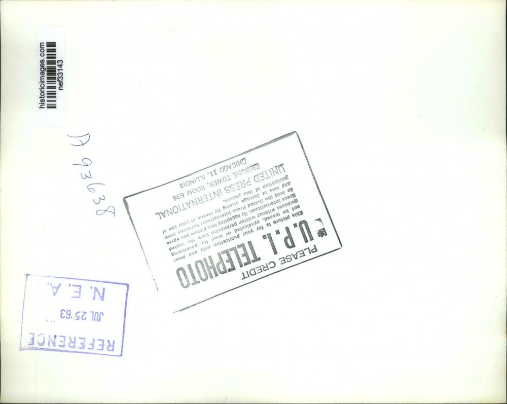 1963 Press Photo Australian Amb Sir Howard Beale & Secretary of State Dean Rusk