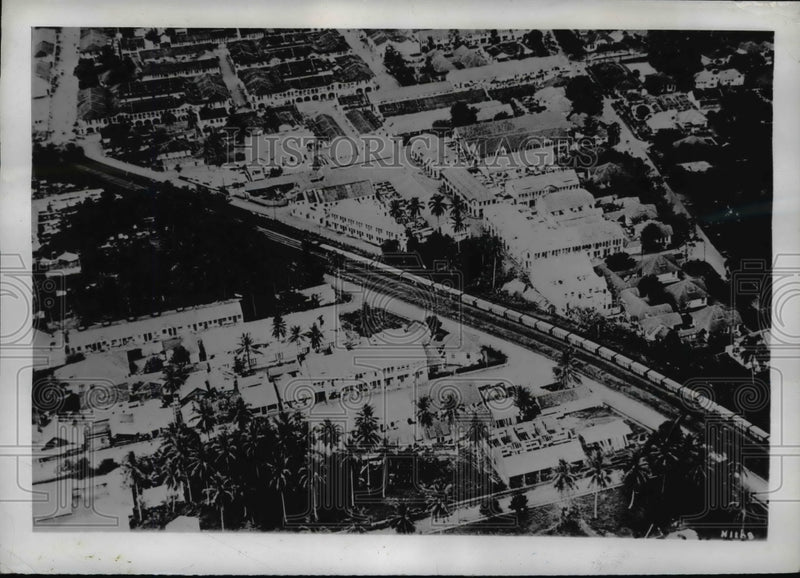 Load image into Gallery viewer, 1941 Press Photo Japanese Report Bombing of Sumatra Indonesia Airport at Medan
