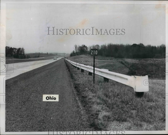 1961 Press Photo Highway 210 in Ohio - nef33243