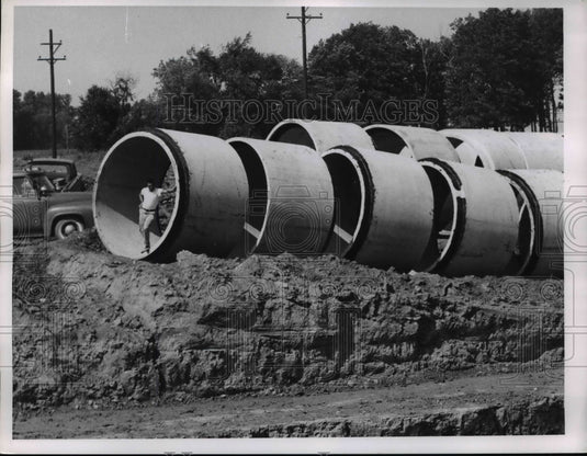 1961 Press Photo Route Two - Six Bypass Huron - nef33256
