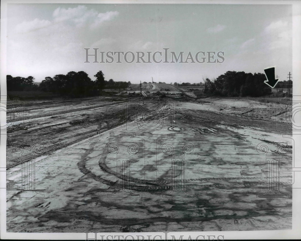 1961 Press Photo Route Two - Six Bypass West of Huron - nef33258