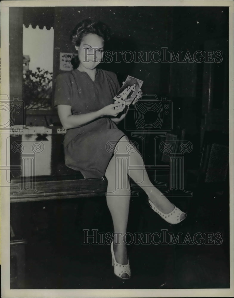 1946 Press Photo Olivia Josephine Oswald, Claims to Major Arthur Wermuth's Wife