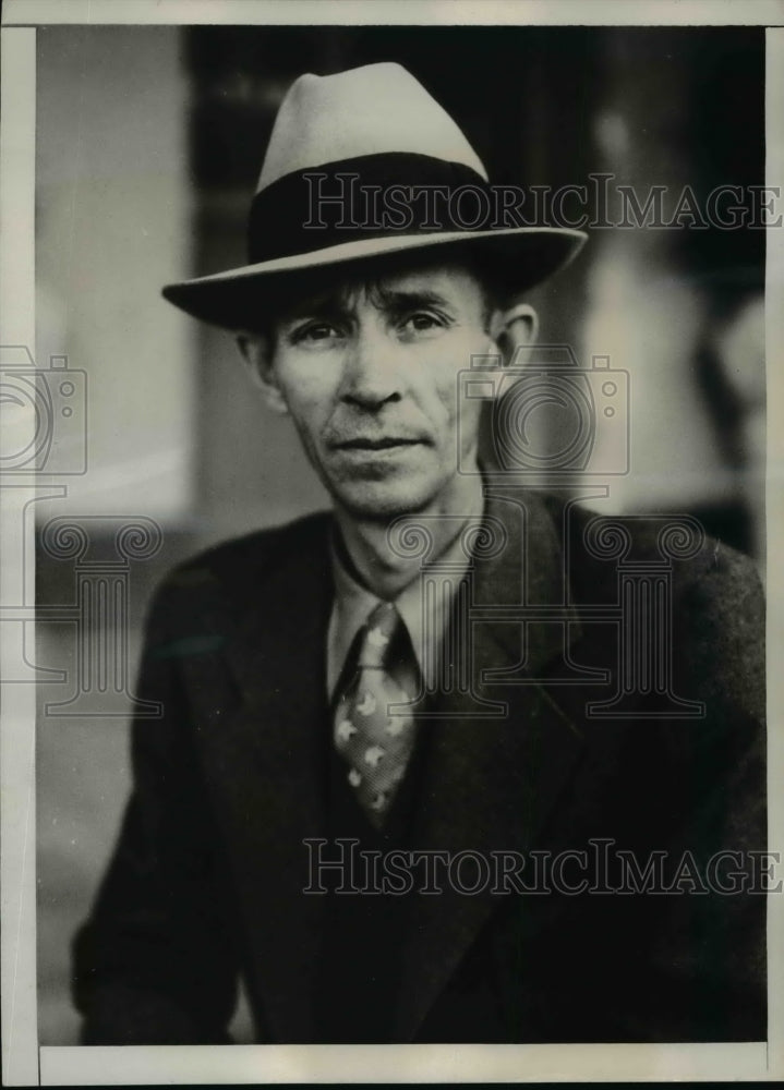 1939 Press Photo Milo Werr Mining Engineer Kidnapped in Mexico Returns