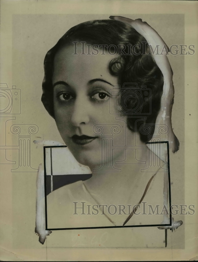 1932 Press Photo Harryette Post Marries Beverly DeTrarr in Los Angeles