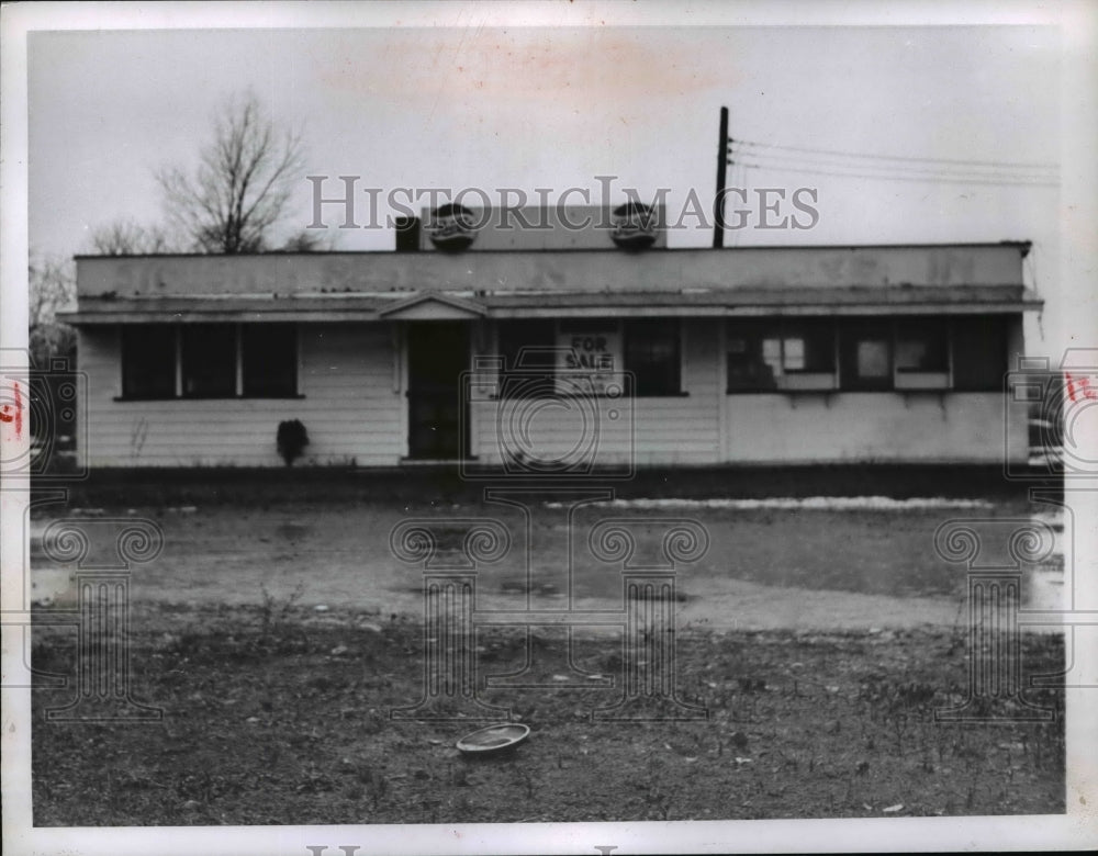 1961 Press Photo Closed Drive-In at Route 20 Near North Kingsville, Ohio