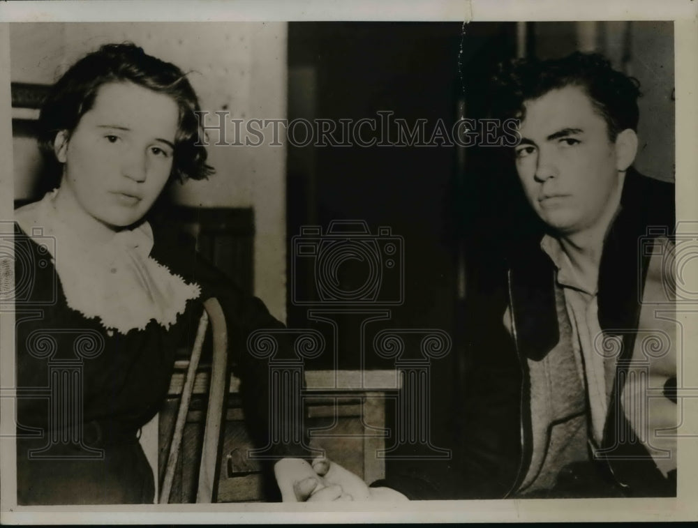 1937 Press Photo Henry Nead &amp; Wife - nef33786