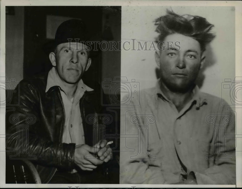 Load image into Gallery viewer, 1937 Press Photo George O.Schaefer and Charles Bosshardt accused in Murder
