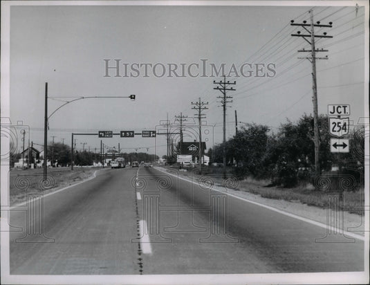 1962 Press Photo Rt. 57, Intersection of Rt. 254 - nef33944