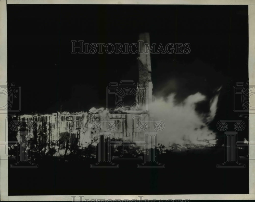 1935 Press Photo Home of Lionel Atwill - nef34034