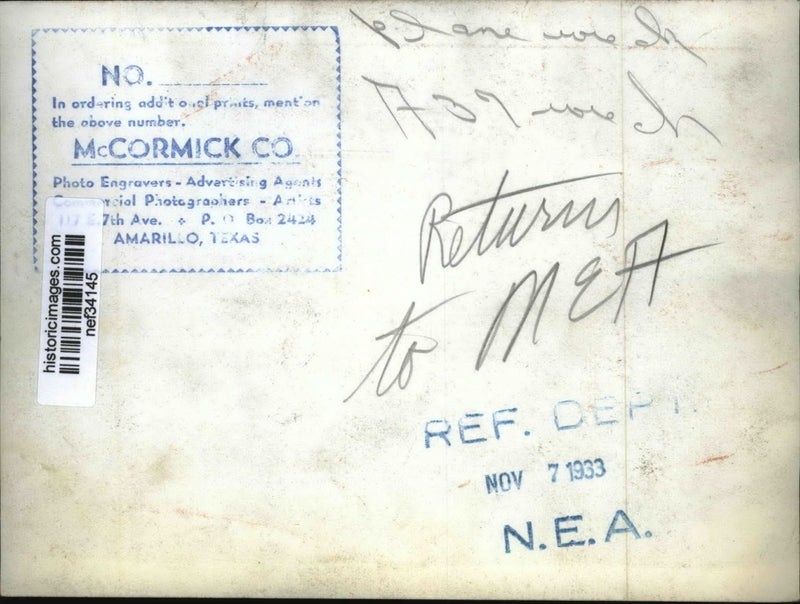 Load image into Gallery viewer, 1933 Press Photo Plane Wreck of A-37 Returned to MEA - nef34145
