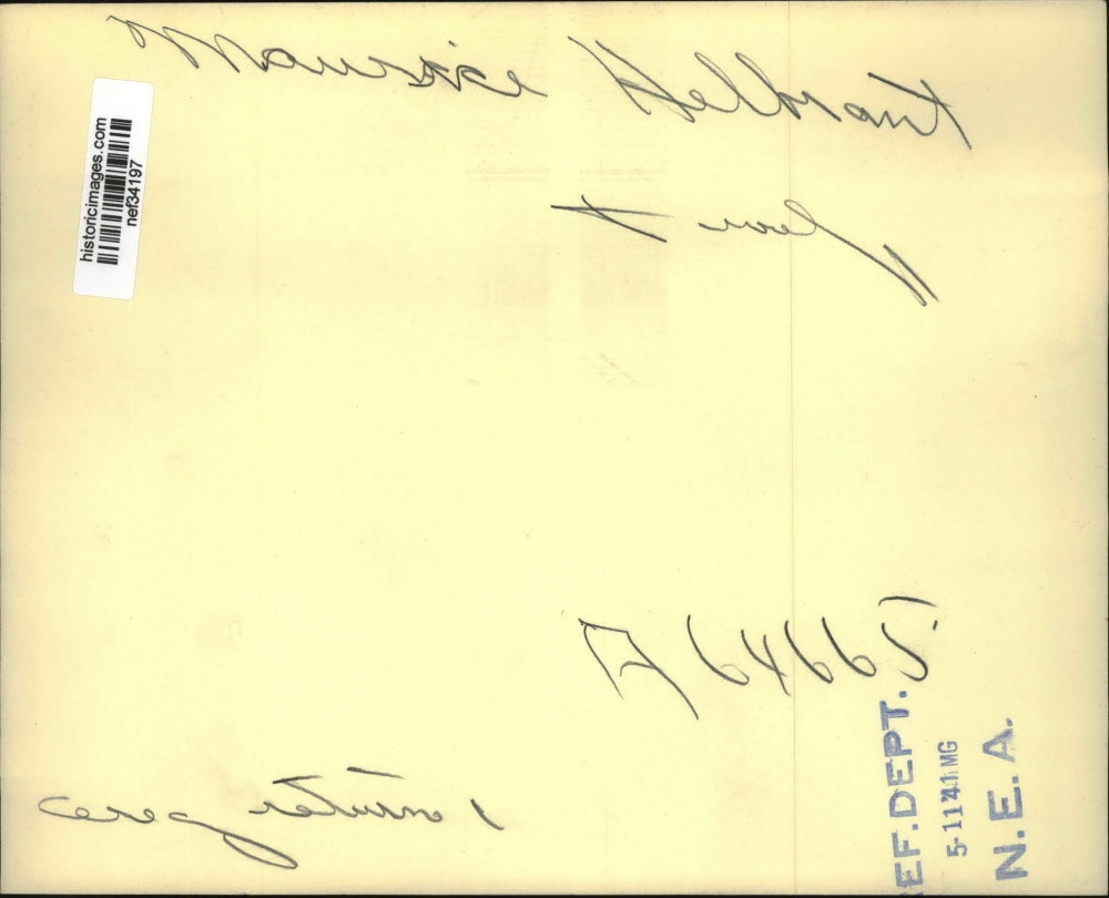 1941 Press Photo Maurice Hellmont and Wife - nef34197